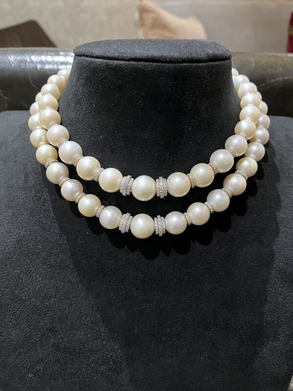 double-strand pearl necklace